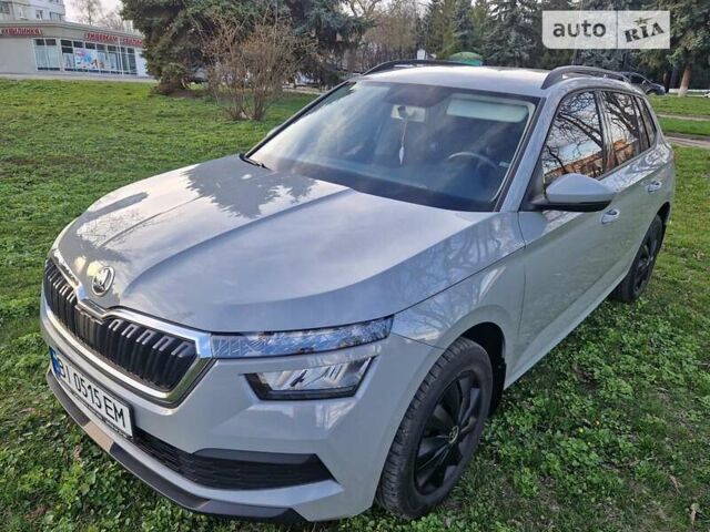 Серый Шкода KAMIQ, объемом двигателя 1.6 л и пробегом 33 тыс. км за 20100 $, фото 1 на Automoto.ua