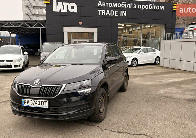 Черный Шкода Karoq, объемом двигателя 1.4 л и пробегом 94 тыс. км за 20800 $, фото 1 на Automoto.ua