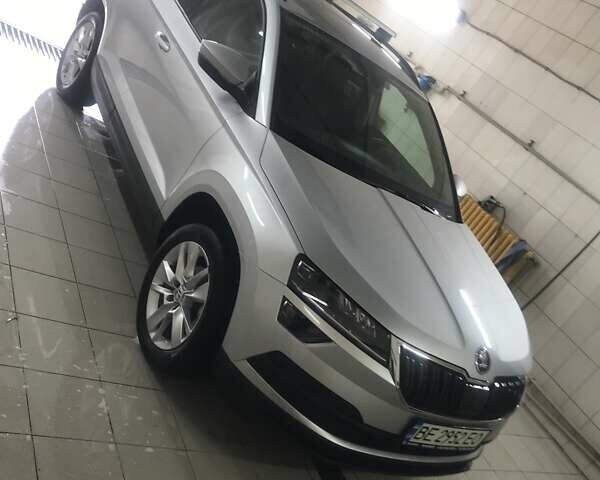 Серый Шкода Karoq, объемом двигателя 1.4 л и пробегом 53 тыс. км за 24000 $, фото 1 на Automoto.ua