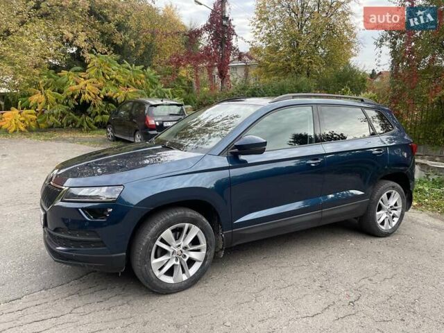 Синий Шкода Karoq, объемом двигателя 1.4 л и пробегом 30 тыс. км за 23700 $, фото 1 на Automoto.ua