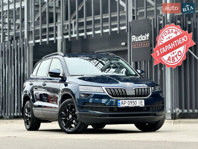 Синий Шкода Karoq, объемом двигателя 1.4 л и пробегом 19 тыс. км за 24950 $, фото 1 на Automoto.ua