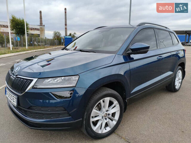 Синий Шкода Karoq, объемом двигателя 1.4 л и пробегом 51 тыс. км за 23900 $, фото 1 на Automoto.ua