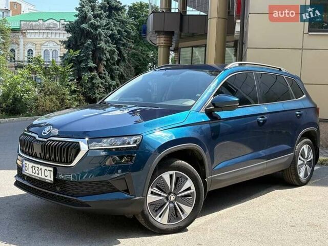 Синий Шкода Karoq, объемом двигателя 1.4 л и пробегом 24 тыс. км за 26400 $, фото 1 на Automoto.ua