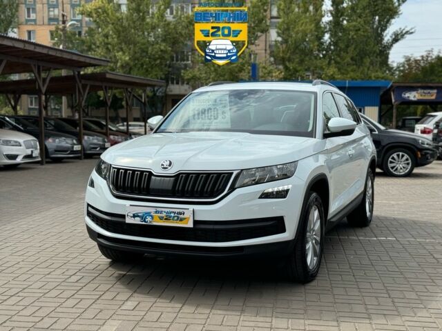 Белый Шкода Kodiaq, объемом двигателя 2 л и пробегом 253 тыс. км за 22750 $, фото 1 на Automoto.ua