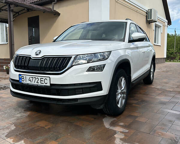 Белый Шкода Kodiaq, объемом двигателя 1.98 л и пробегом 98 тыс. км за 30200 $, фото 1 на Automoto.ua