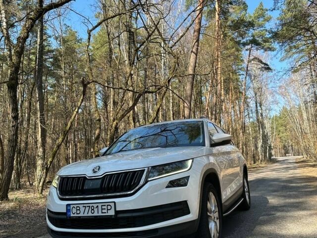 Белый Шкода Kodiaq, объемом двигателя 2 л и пробегом 160 тыс. км за 27400 $, фото 1 на Automoto.ua