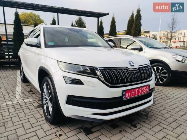 Білий Шкода Kodiaq, об'ємом двигуна 1.97 л та пробігом 190 тис. км за 30950 $, фото 1 на Automoto.ua