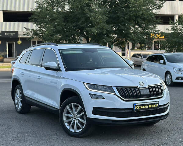 Белый Шкода Kodiaq, объемом двигателя 1.98 л и пробегом 57 тыс. км за 26500 $, фото 1 на Automoto.ua
