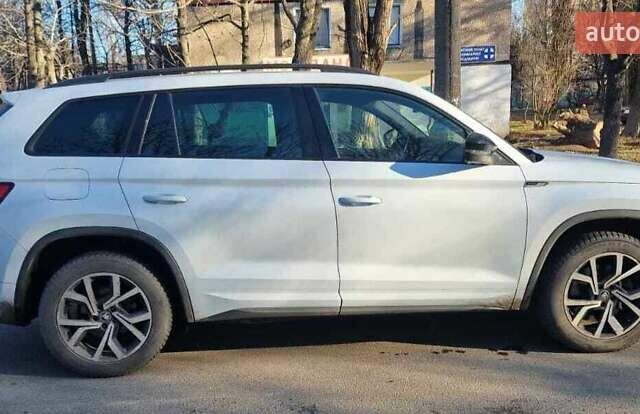 Белый Шкода Kodiaq, объемом двигателя 1.98 л и пробегом 20 тыс. км за 38000 $, фото 1 на Automoto.ua