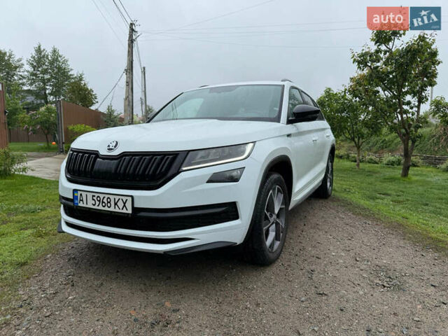 Белый Шкода Kodiaq, объемом двигателя 1.98 л и пробегом 59 тыс. км за 36000 $, фото 1 на Automoto.ua