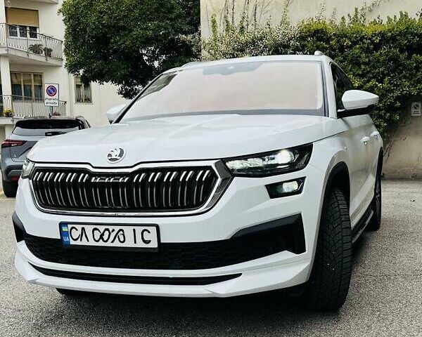 Білий Шкода Kodiaq, об'ємом двигуна 1.98 л та пробігом 47 тис. км за 39000 $, фото 1 на Automoto.ua