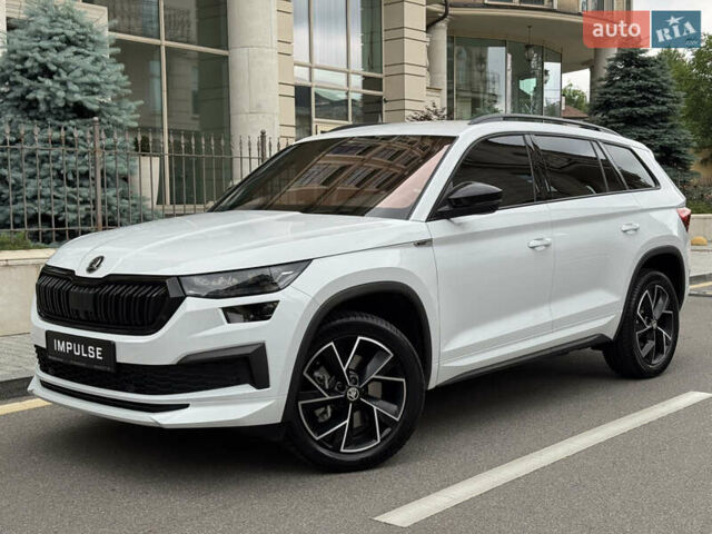 Білий Шкода Kodiaq, об'ємом двигуна 1.97 л та пробігом 74 тис. км за 41900 $, фото 1 на Automoto.ua