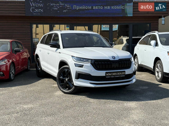 Білий Шкода Kodiaq, об'ємом двигуна 1.98 л та пробігом 13 тис. км за 40500 $, фото 1 на Automoto.ua