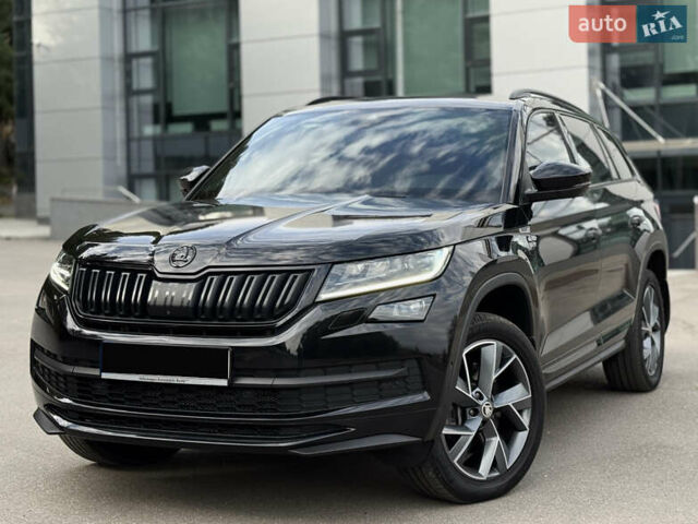 Черный Шкода Kodiaq, объемом двигателя 2 л и пробегом 186 тыс. км за 32700 $, фото 1 на Automoto.ua