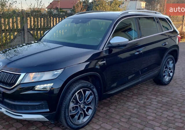 Черный Шкода Kodiaq, объемом двигателя 1.98 л и пробегом 65 тыс. км за 21999 $, фото 1 на Automoto.ua