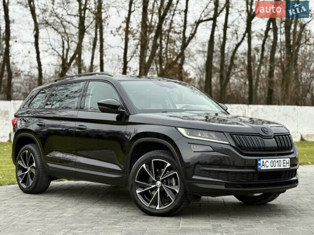 Черный Шкода Kodiaq, объемом двигателя 2 л и пробегом 167 тыс. км за 27999 $, фото 1 на Automoto.ua