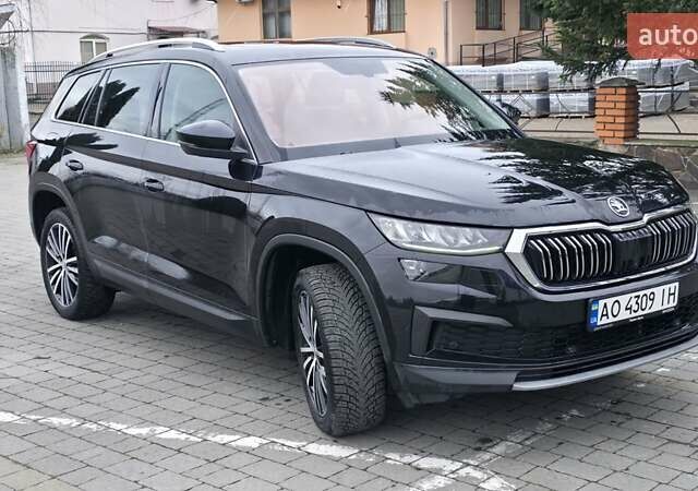 Черный Шкода Kodiaq, объемом двигателя 1.97 л и пробегом 93 тыс. км за 33500 $, фото 1 на Automoto.ua