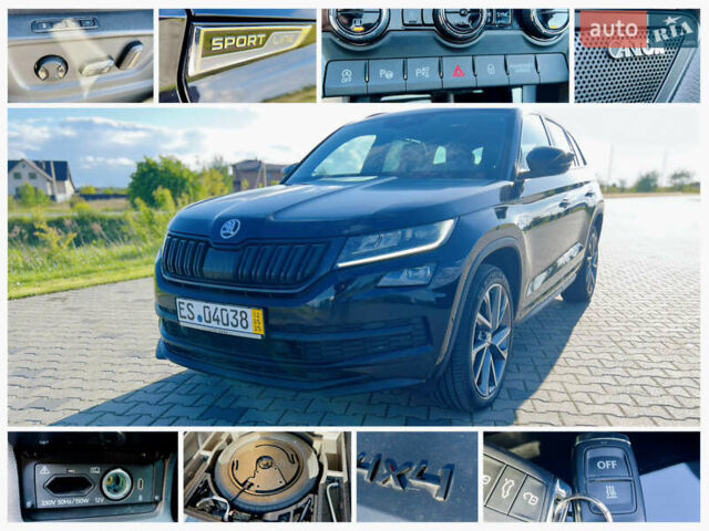 Черный Шкода Kodiaq, объемом двигателя 2 л и пробегом 190 тыс. км за 33999 $, фото 1 на Automoto.ua