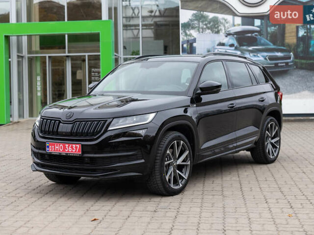 Черный Шкода Kodiaq, объемом двигателя 2 л и пробегом 228 тыс. км за 32800 $, фото 1 на Automoto.ua
