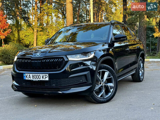 Черный Шкода Kodiaq, объемом двигателя 1.97 л и пробегом 188 тыс. км за 36500 $, фото 1 на Automoto.ua