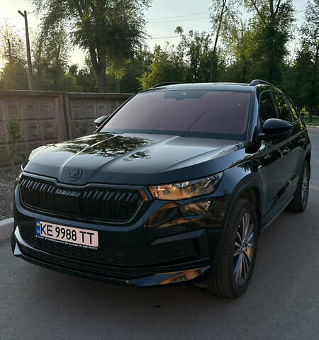 Черный Шкода Kodiaq, объемом двигателя 2 л и пробегом 43 тыс. км за 41500 $, фото 1 на Automoto.ua