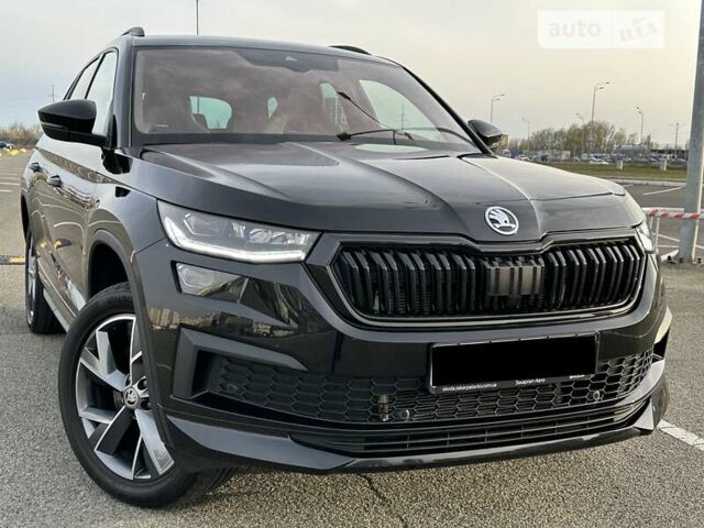 Черный Шкода Kodiaq, объемом двигателя 2 л и пробегом 40 тыс. км за 44555 $, фото 1 на Automoto.ua