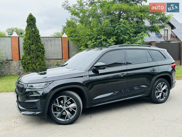 Черный Шкода Kodiaq, объемом двигателя 1.97 л и пробегом 32 тыс. км за 40500 $, фото 1 на Automoto.ua