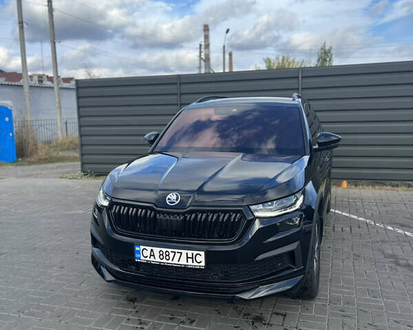 Черный Шкода Kodiaq, объемом двигателя 1.97 л и пробегом 8 тыс. км за 48500 $, фото 1 на Automoto.ua