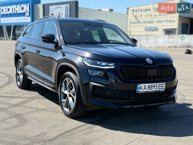 Черный Шкода Kodiaq, объемом двигателя 1.97 л и пробегом 78 тыс. км за 43500 $, фото 1 на Automoto.ua