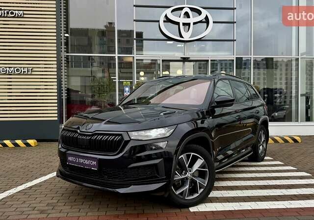 Черный Шкода Kodiaq, объемом двигателя 1.97 л и пробегом 108 тыс. км за 41000 $, фото 1 на Automoto.ua