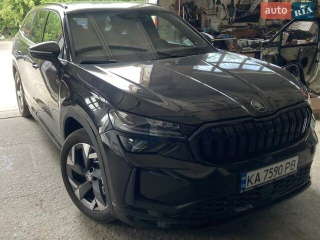 Черный Шкода Kodiaq, объемом двигателя 1.98 л и пробегом 5 тыс. км за 45000 $, фото 1 на Automoto.ua