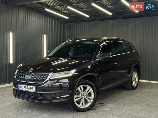 Коричневый Шкода Kodiaq, объемом двигателя 1.97 л и пробегом 101 тыс. км за 31499 $, фото 1 на Automoto.ua