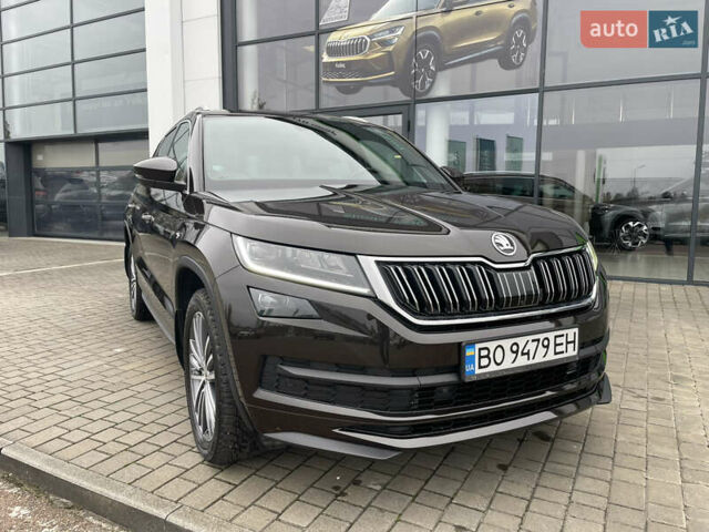 Коричневый Шкода Kodiaq, объемом двигателя 1.97 л и пробегом 74 тыс. км за 37900 $, фото 1 на Automoto.ua