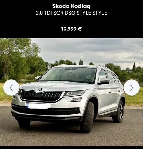Серый Шкода Kodiaq, объемом двигателя 2 л и пробегом 280 тыс. км за 16247 $, фото 1 на Automoto.ua