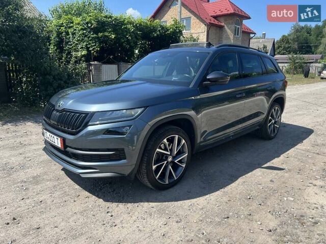 Серый Шкода Kodiaq, объемом двигателя 1.97 л и пробегом 218 тыс. км за 32900 $, фото 1 на Automoto.ua