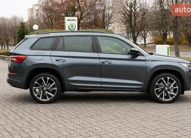 Серый Шкода Kodiaq, объемом двигателя 2 л и пробегом 195 тыс. км за 30250 $, фото 1 на Automoto.ua