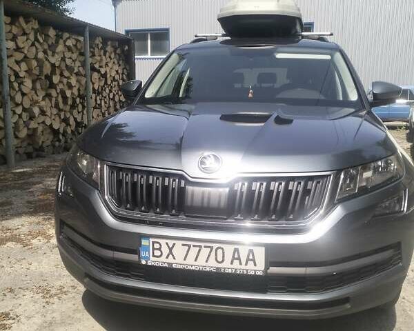 Серый Шкода Kodiaq, объемом двигателя 1.97 л и пробегом 195 тыс. км за 28300 $, фото 1 на Automoto.ua