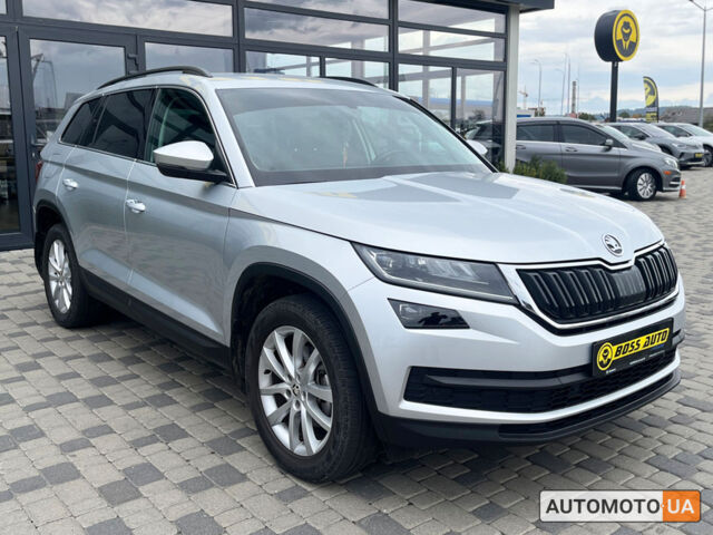 Серый Шкода Kodiaq, объемом двигателя 2 л и пробегом 64 тыс. км за 35990 $, фото 1 на Automoto.ua
