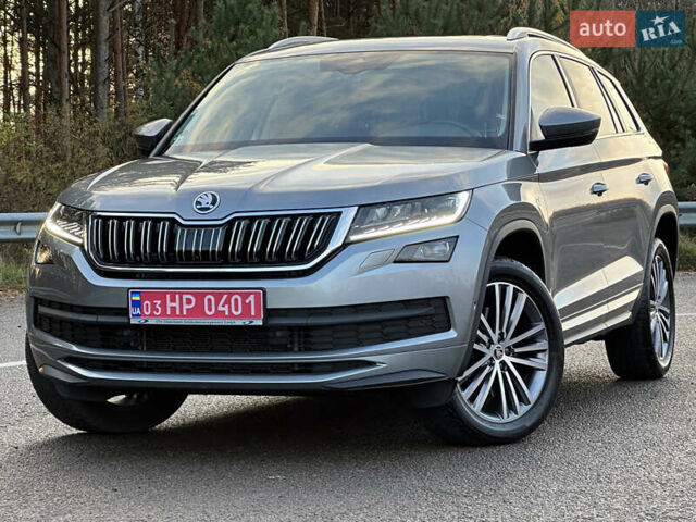 Серый Шкода Kodiaq, объемом двигателя 2 л и пробегом 181 тыс. км за 35399 $, фото 1 на Automoto.ua