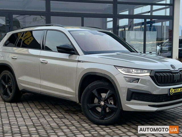 Серый Шкода Kodiaq, объемом двигателя 2 л и пробегом 34 тыс. км за 52500 $, фото 1 на Automoto.ua