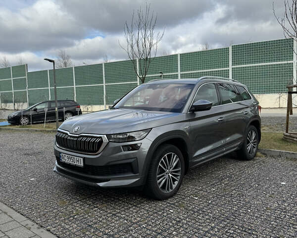 Серый Шкода Kodiaq, объемом двигателя 1.98 л и пробегом 26 тыс. км за 40000 $, фото 1 на Automoto.ua
