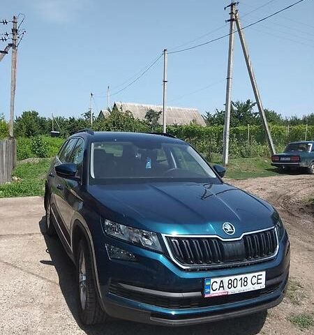 Синий Шкода Kodiaq, объемом двигателя 2 л и пробегом 36 тыс. км за 33200 $, фото 1 на Automoto.ua