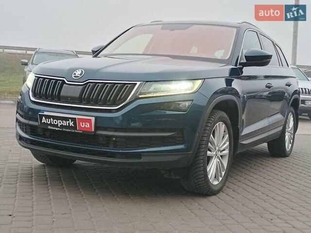 Синий Шкода Kodiaq, объемом двигателя 2 л и пробегом 207 тыс. км за 28690 $, фото 1 на Automoto.ua