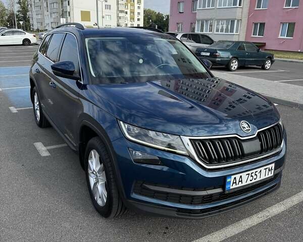 Синий Шкода Kodiaq, объемом двигателя 1.98 л и пробегом 206 тыс. км за 21900 $, фото 1 на Automoto.ua