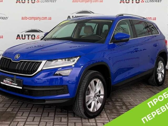 Синий Шкода Kodiaq, объемом двигателя 2 л и пробегом 173 тыс. км за 29950 $, фото 1 на Automoto.ua