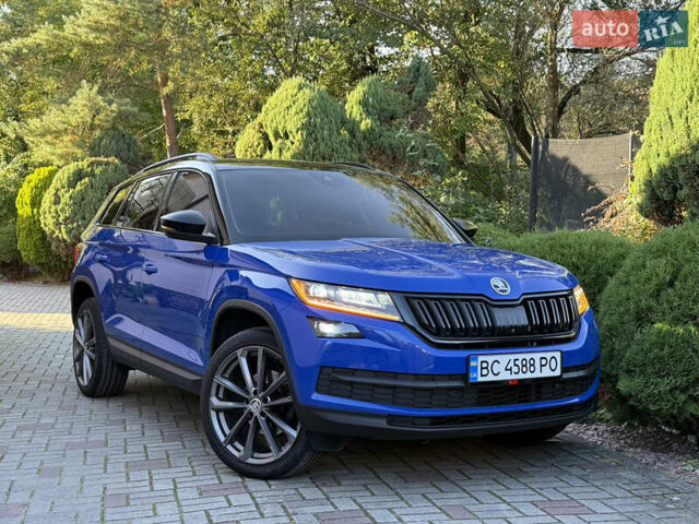 Синий Шкода Kodiaq, объемом двигателя 1.97 л и пробегом 236 тыс. км за 23950 $, фото 1 на Automoto.ua