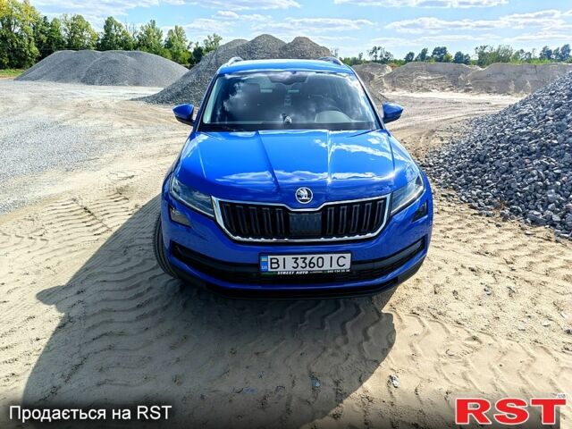 Синий Шкода Kodiaq, объемом двигателя 2 л и пробегом 277 тыс. км за 23000 $, фото 1 на Automoto.ua