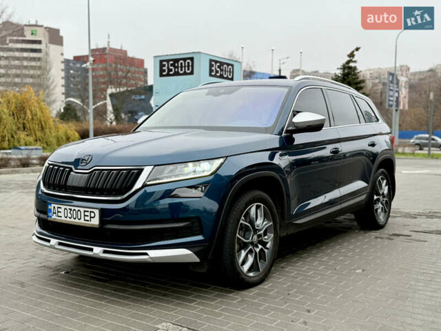 Синий Шкода Kodiaq, объемом двигателя 1.97 л и пробегом 105 тыс. км за 33999 $, фото 1 на Automoto.ua
