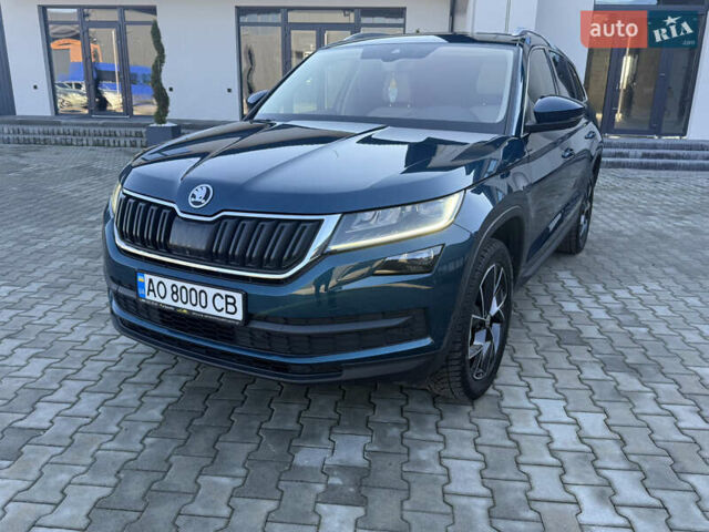 Синій Шкода Kodiaq, об'ємом двигуна 2 л та пробігом 49 тис. км за 33490 $, фото 1 на Automoto.ua