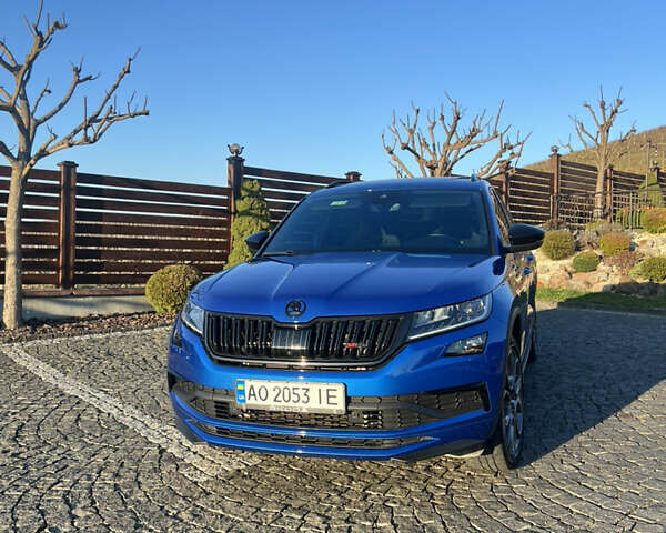Синий Шкода Kodiaq, объемом двигателя 1.97 л и пробегом 105 тыс. км за 37500 $, фото 1 на Automoto.ua